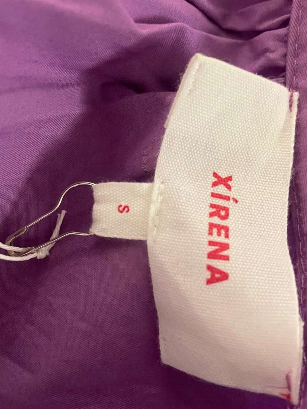 Xirena purple poplin dress, size S, NWT